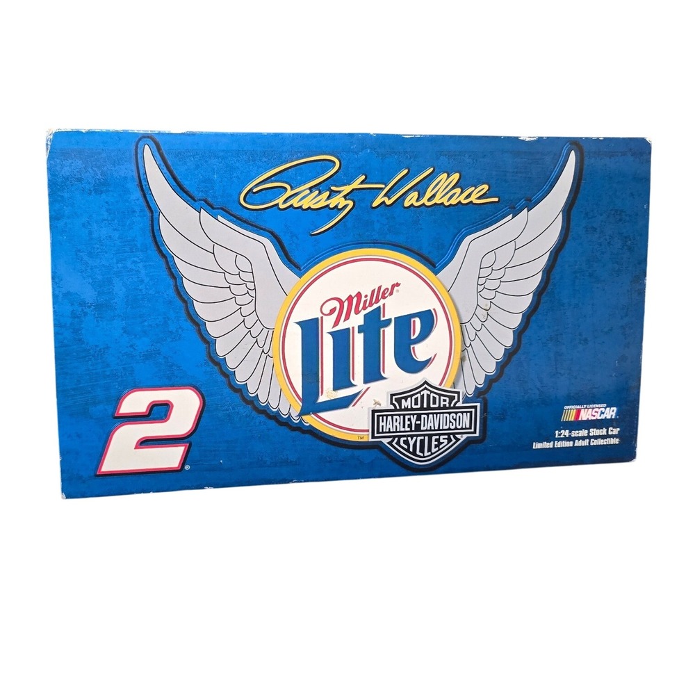 Action 1:24 Rusty Wallace 2 Miller Lite Harley-Davidson 1999 Taurus W249901025-2